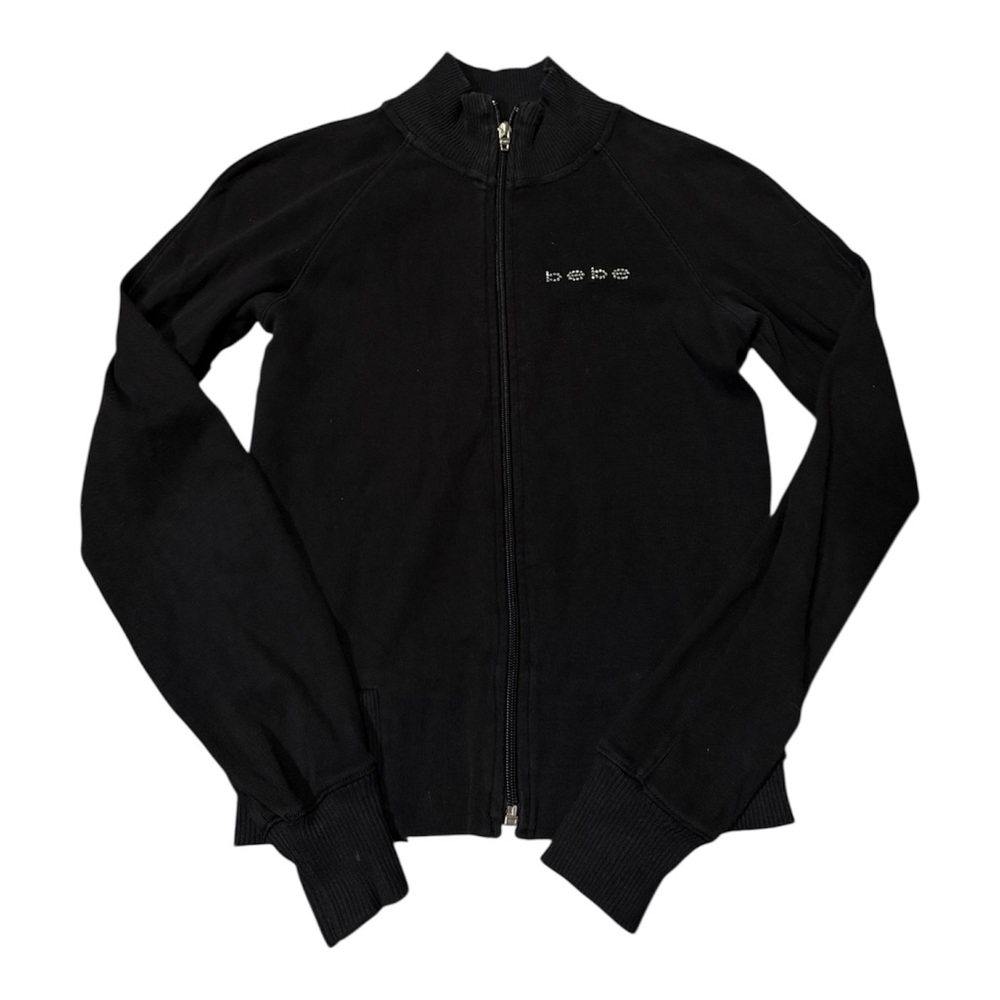 **SOLD** Bebe Classic Black Full-Zip Jacket